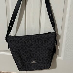 Genuine Coach Shoulder/ Cross body bag Black